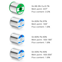 KELLYSHUN - Alambre de Soldadura de Plomo de Alta Pureza de 100 g, Ecológico, 1,2 mm, Personalizable, Hecho de Plástico Plateado OEM