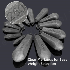 Sắt đúc cá mặt dây chuyền thả bắn Sinker trọng lượng câu cá Sinker trọng lượng sinkers sắt đúc Cá Mặt dây chuyền - Product Image 4