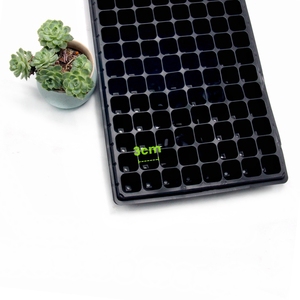 Plateau de semis en <span class=keywords><strong>plastique</strong></span> <span class=keywords><strong>à</strong></span> 12 alvéoles avec trou de drainage, plateau de démarrage pour semis de légumes et de fleurs, pour plantes de jardin et pépinière - Product Image 4
