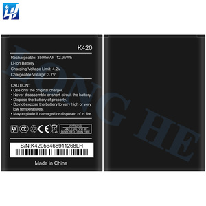 <span class=keywords><strong>Batterie</strong></span> rechargeable Li-ion originale K420 3500mAh 3.7V pour téléphone <span class=keywords><strong>Wiko</strong></span> K420 - Vente flash - Product Image 3