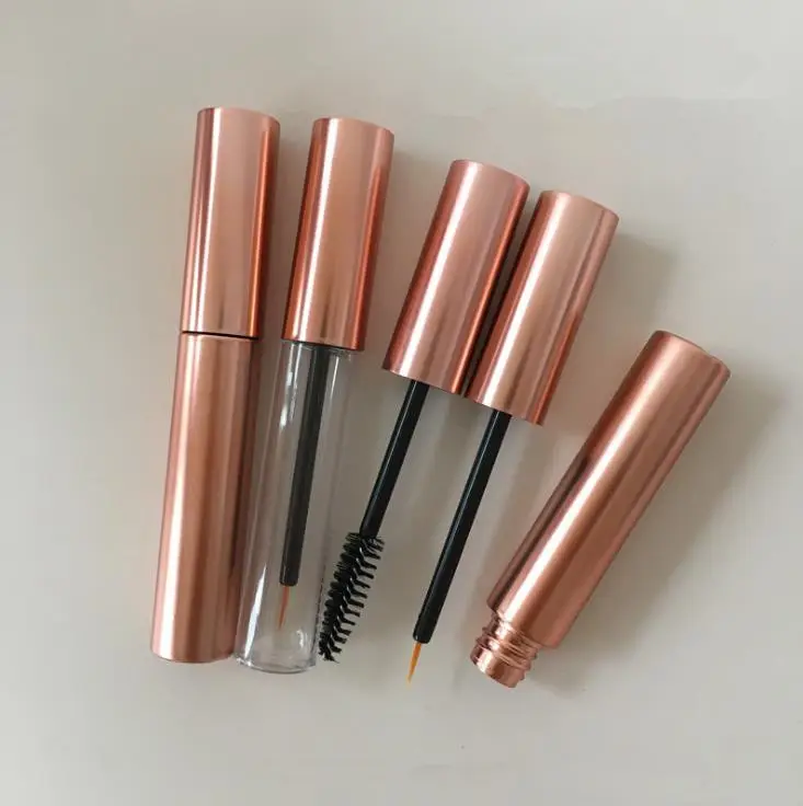 Groothandel 10Ml Plastic Rose Gold Lege Mascara/Eyeliner Wand Buis Fles