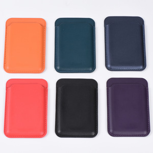 Portefeuille magnétique robuste en cuir PU <span class=keywords><strong>pour</strong></span> cartes, compatible avec les téléphones portables 17/16/15 Pro Max, sacs <span class=keywords><strong>pour</strong></span> téléphones portables, <span class=keywords><strong>anneau</strong></span> magnétique fait main - Product Image 3