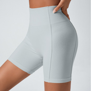 Pantaloncini da Yoga <span class=keywords><strong>Leggings</strong></span> da ginnastica a vita alta da ginnastica per ragazze che corrono pantaloni corti elastici per adulti abiti sportivi - Product Image 1