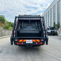 Camion compacteur à chargement arrière Shacman 14CBM pour la collecte des déchets, vente chaude