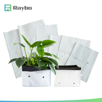 Sacs de culture de champignons en plastique PP RAYBO Horticulture Products, 1, 2, 3, 5, 7, 10, 15, 20 gallons, sacs en plastique pour pépinière