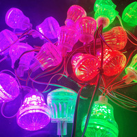 12V Cabochon Led Point Light 60mm 5050 RGB Étanche 24v Led Ampoule Avec Profil En Aluminium Amusement Ride Led Pixel Point Light