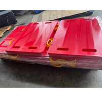 Plaque de support de grue robuste en UHMWPE de 25-50 tonnes, coussin de support de grue 500x500 en UHMWPE