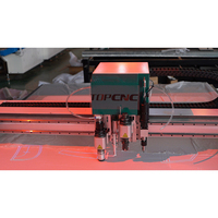 Tela de poliéster TC Jacquard, hilo de poliéster teñido Digital CNC, mesa de máquina de plotter de corte Digital vibratorio con CE ISO