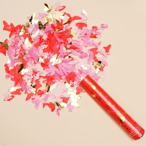 Cañón <span class=keywords><strong>de</strong></span> confeti con tirador <span class=keywords><strong>de</strong></span> papel <span class=keywords><strong>de</strong></span> confeti <span class=keywords><strong>de</strong></span> mariposa y Popper <span class=keywords><strong>de</strong></span> fiesta Ideal para boda en oficina <span class=keywords><strong>de</strong></span> registro Iglesia Cumpleaños - Product Image 6