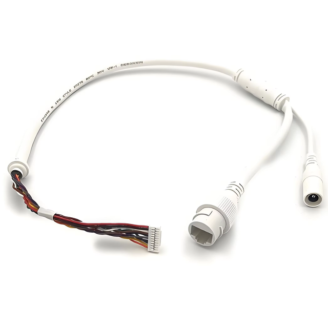 High Quality 350MM PVC Insulated Copper Conductor CCTV Security Camera Cable Network Interface Wiring Harness for Security