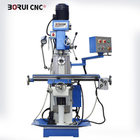 Machine de perçage et de fraisage universelle verticale et horizontale ZX7550CW avec tête pivotante pour la fabrication des métaux