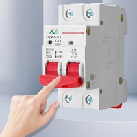 Productos seleccionados, disyuntores en miniatura, interruptor de aire en miniatura, 1P, 2P, 3P, 4P, 6KA, 100A, tipo RCCB, MCB, bajo voltaje