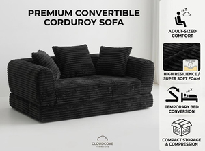 Divano Pieghevole Moderno per Esterni, Salvaspazio, in Tessuto Resistente e Schiuma, Ideale per Arredamento <span class=keywords><strong>Casa</strong></span> e Appartamento - Product Image 2