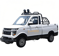 Camionnette électrique à simple cabine avec une capacité de charge de 400 kg, carrosserie fermée, utilisation pour le transport de marchandises, vitesse de 35 à 45 km/h