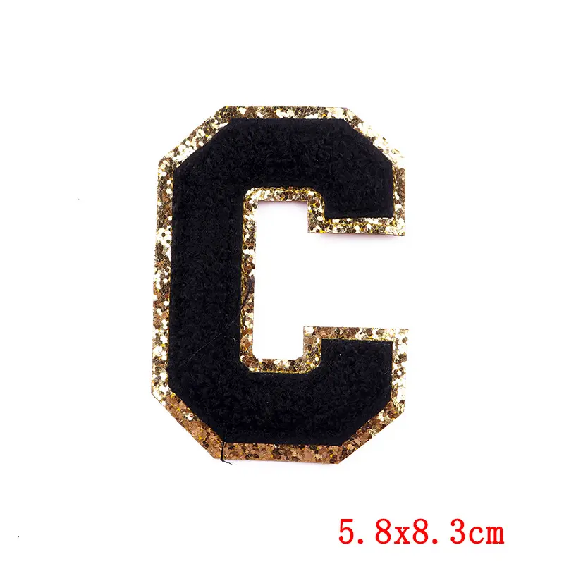 Letters Chenille Patches Custom Applique Embroidery Wholesale Applique Stickers High Quality Iron On Tactical Hot Fix Patch