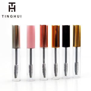 Muestra Gratuita de Tubo de Rímel Transparente de Plástico de 10 ml, Envase Vacío para Rímel con Tapa y Cepillo - Product Image 2