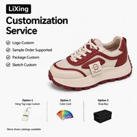 Chaussures plateforme pour femmes, style coréen, polyvalentes, chaussures en mesh sportives et décontractées, nouveau style, baskets épaisses, chaussures tendance pour femmes