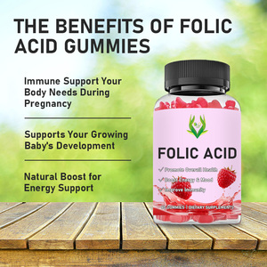 Gummies à l'acide folique ODM OEM : Soutien immunitaire essentiel pour votre corps pendant la grossesse et favorise le développement de votre bébé en croissance - Product Image 2