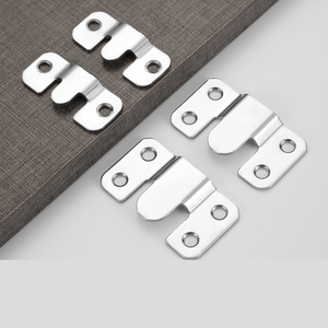 Stainless Steel <b>Hanging</b> Buckle with Recessed Mounting <b>Bracket</b> for Furniture Connection Wall Photo Frame Display Hitch - Product Image 4
