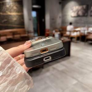 Funda con Soporte Magnético para iPhone 17 Air 16 15 14 13 12 11 Pro Max, con Lente de Textura <span class=keywords><strong>CD</strong></span> Aurora Láser Brillante - Product Image 2