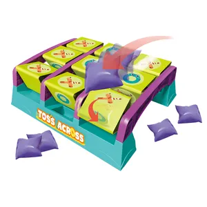 Kids tic-tac-toe toss over game bean bag toss game per bambini toss game con sand bag