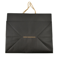 Sac en kraft personnalisé avec logo pour restaurant, café, bar à café, à emporter, sac alimentaire pour traiteur avec poignée en papier