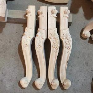 ЧПУ Античная резная деревянная ножка стола европейский дизайн стиль для столовой кухни, гостиной, спальни, ванной комнаты - Product Image 5