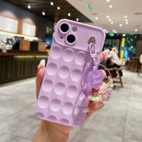 Coque de téléphone en TPU acrylique antichute et durable en gros, en stock, pour iPhone 12 13 14 15 16 17 Pro Max