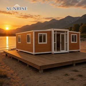 Casa Contenedor de Dos Pisos SUNRISE, Casa Prefabricada de la Mejor Calidad, Cabaña Apple Ensamblada con Placa de Aluminio - Product Image 1