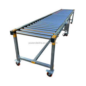 Transportador Naili, transportador de rodillos de potencia de acero inoxidable de velocidad ajustable transportador de correa estacionario móvil para múltiples industrias - Product Image 2