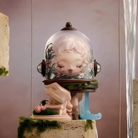 Lancement de Nouveaux Produits - Figurines POPMART SKULLPANDA Time Architecture Series en PVC, Boîte Mystère, Ornement Tendance, 9 Pièces/Ensemble