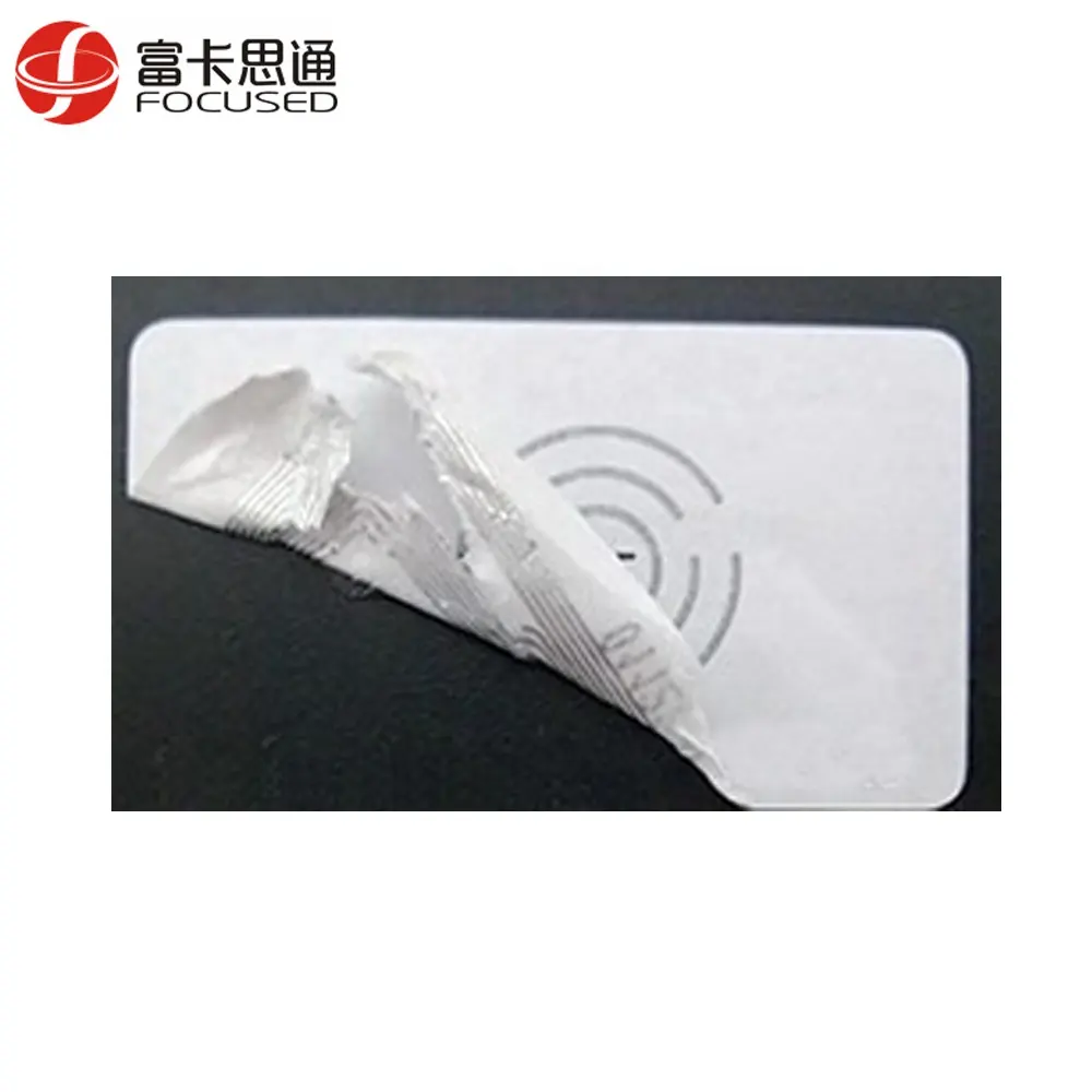 Anti-vol de Sécurité Papier Étiquette Fragile NFC Inviolable Étiquette RFID