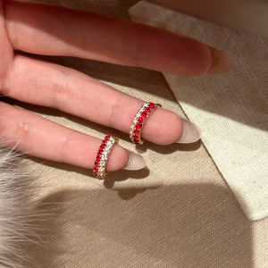 Pendientes de Plata 925 Geométricos Espacio Negativo Diseño Minimalista Nórdico Hipoalergénicos Venta al por Mayor - Product Image 1