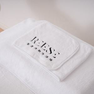 Copriletto cosmetico in velluto lettino da massaggio con foro per il respiro del viso 31x75 "copri lettino da massaggio in pile di corallo morbido - Product Image 5