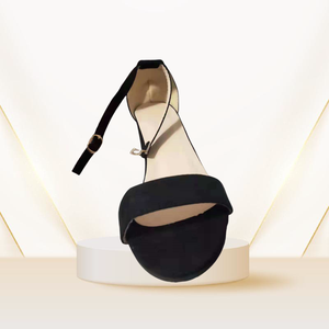 Venta caliente Sandalias Moda de mujer con tacones gruesos y zapatos de hebilla de una línea de verano alto - Product Image 3