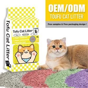Arena para Gatos de Tofu Aglomerante Biodegradable y Ecológica, Sin Polvo, Desechable por el Inodoro, Control Natural del Olor, Aglomeración Rápida, 2.8 kg, Envío Rápido - Product Image 1