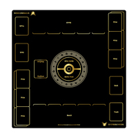 Lot d'accessoires pour cartes PQ 30ème Anniversaire : Album de collection, Présentoir à pièces, Tapis de jeu en caoutchouc pour cartes de combat, Jeux de société