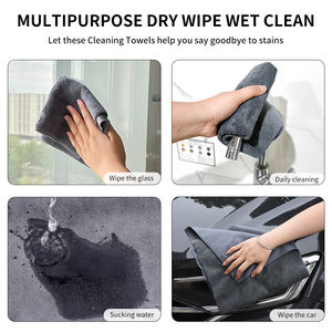 Toalla <span class=keywords><strong>de</strong></span> Microfibra <span class=keywords><strong>de</strong></span> Doble Torsión, Grande, Premium, 1000GSM, Gruesa, Suave, Súper Absorbente, para Secado <span class=keywords><strong>de</strong></span> Autos - Product Image 5