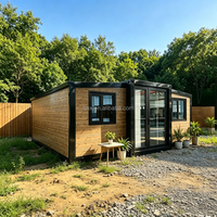 Maison conteneur préfabriquée à construction rapide, extensible, 10Ft, 20Ft, 30Ft, 40Ft, 2, 3 ou 4 chambres, maison modulaire préfabriquée, unité d'habitation complémentaire