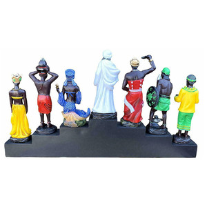 Statue religieuse des sept déesses africaines - Product Image 4