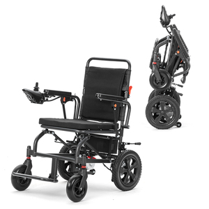 Silla de Ruedas Eléctrica Plegable Inteligente para Uso en Exteriores para Personas con Discapacidad, de Acero Ligero, Precio de Fábrica - Product Image 6