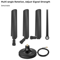 Antenne compacte 5G magnétique à lame, gain élevé 4,94 dBi, 617-6000 MHz, SMA mâle, omnidirectionnelle, MIMO