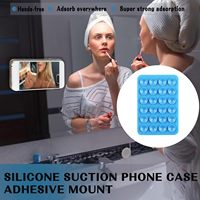 Soporte de silicona con ventosa para teléfono móvil, antideslizante, para iPhone, iPad y otros dispositivos, venta al por mayor.