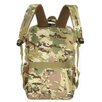 Sac à dos tactique en polyester Oxford avec rembourrage d'air pour la protection de la colonne vertébrale, camouflage extérieur, décontracté, pour le camping, le cyclisme et la randonnée