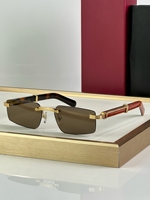 Gafas de Sol Retro sin Marco para Hombre y Mujer con Lentes de Corte Diamante, Protección UV400, Diseño Lujoso y Moderno