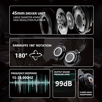 Casque filaire professionnel M50x circum-auriculaire HIFI haute fidélité avec retour sonore intégré pour monitoring et carte son de haute qualité