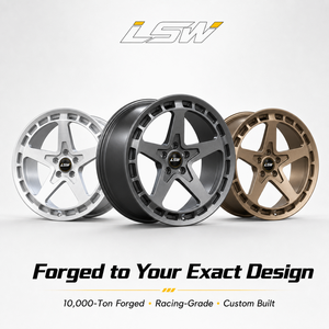 LSW LS8054 ล้อรถยนต์สีเงินขัดเงาแบบ Beadlock ระดับ 5 ดาว, ขนาดรูตรงกลาง PCD ET แบบกำหนดเองได้, ใช้ได้กับรถยนต์ทุกรุ่น - Product Image 5