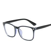 Gafas para mujer al por mayor, gafas para hombre, gafas con diseño, montura óptica cuadrada retro antiluz azul para ordenador