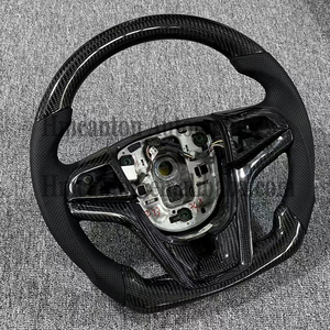 Quality Wholesale Perforated Leather Carbon Fiber <b>Steering</b> <b>Wheel</b> <b>for</b> Car <b>Steering</b> <b>Wheel</b> - Product Image 3