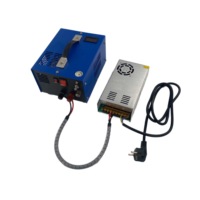 Compresseur Pcp 12V 4500psi 300bar 30mpa compresseur automobile mini pompe PCP, transformateur 220V véhicule haute tension 12V pompe pcp